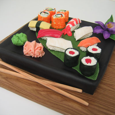 Свадебный торт для любителей суши