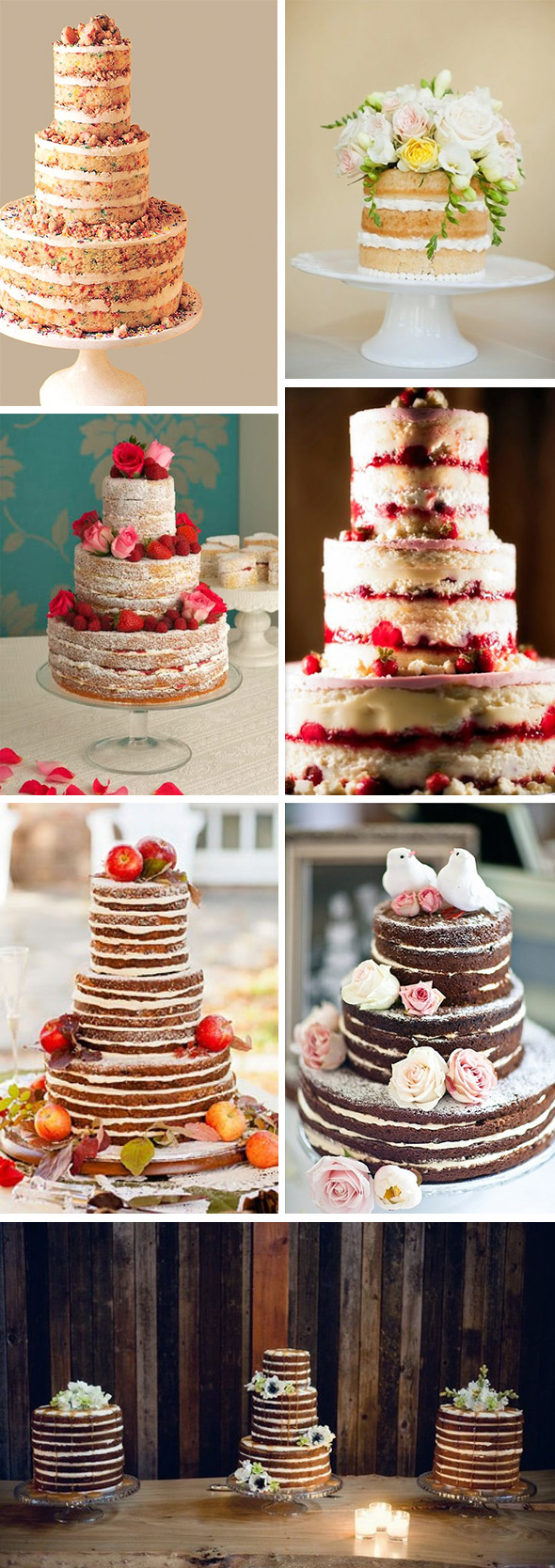 uniced-wedding-cakes