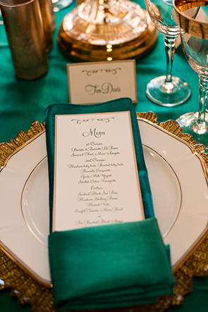 wedding-menus