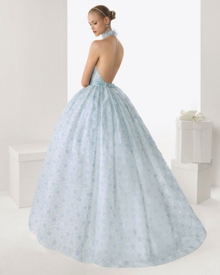 Голубое свадебное платье - дизайн РосаКлара