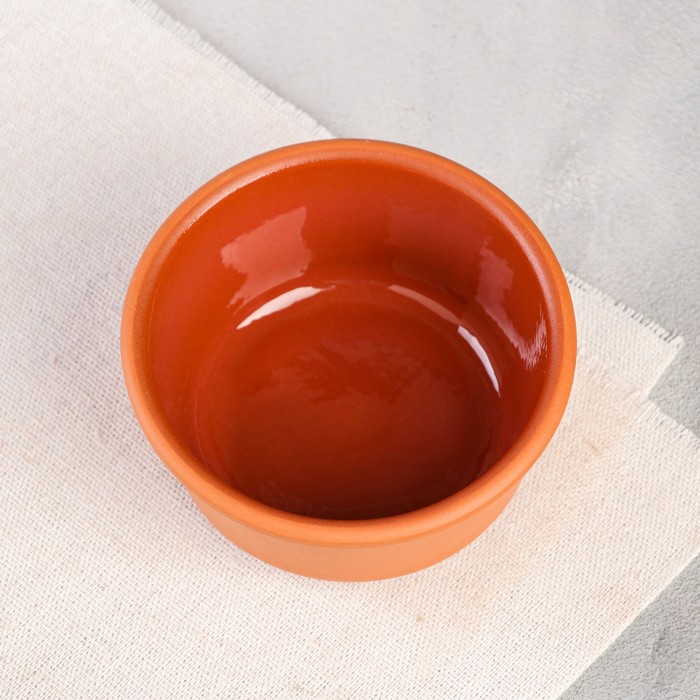 Глиняная солонка (диаметр 9 см)
