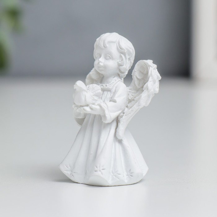 Сувенирная фигурка  "Белоснежный ангел" (высота - 4 см)