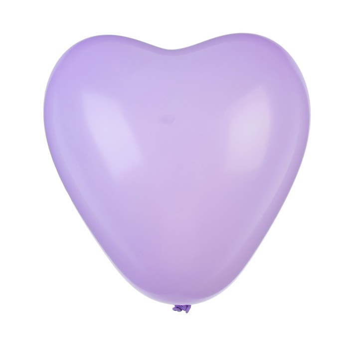 Воздушный шар - сердце (25 см) (сиреневый)