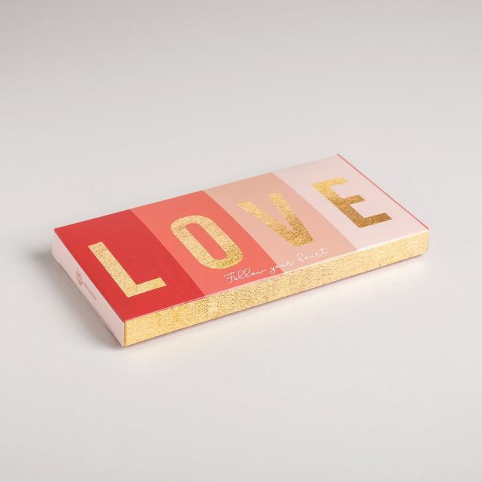 Коробочка для шоколада "Love" (17 × 8,8 × 1,5 см)
