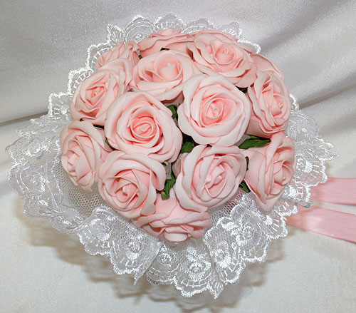 Свадебный букет невесты "Дрим" (розовый цветы)