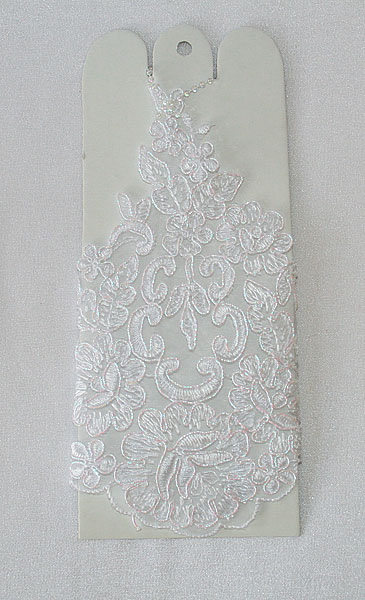 Перчатки для невесты "Лилиан" (белые)