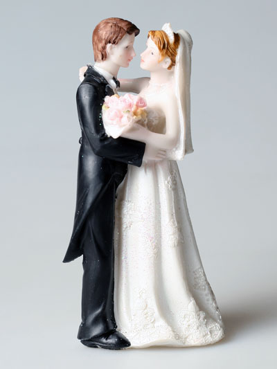 Фигурка на торт "Жених и невеста" (15 см)