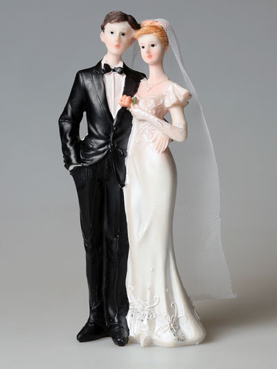 Фигурка на торт "Современная свадьба" (21 см)