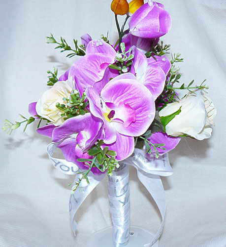Свадебный букет-дублер для невесты "Орхидея"