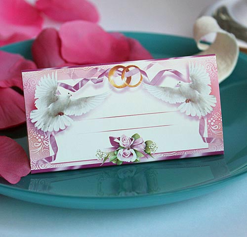 Рассадочная карточка "Свадьба"
