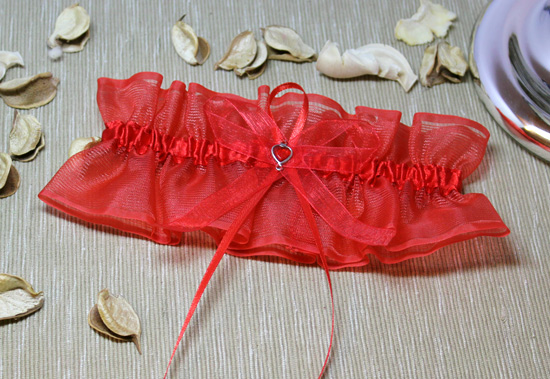 Подвязка для невесты "Леди в красном"