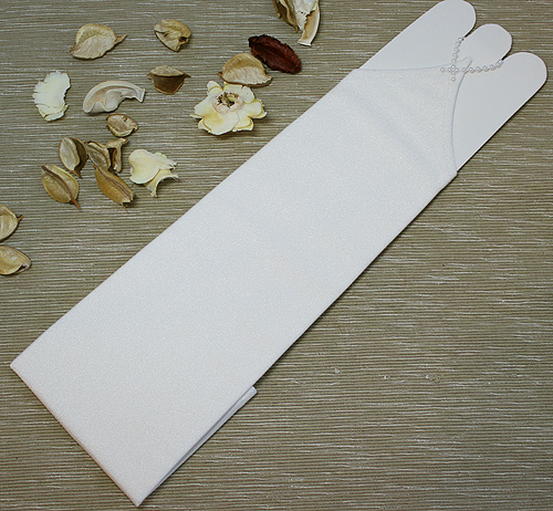 Перчатки для невесты "Симпл" (белые)