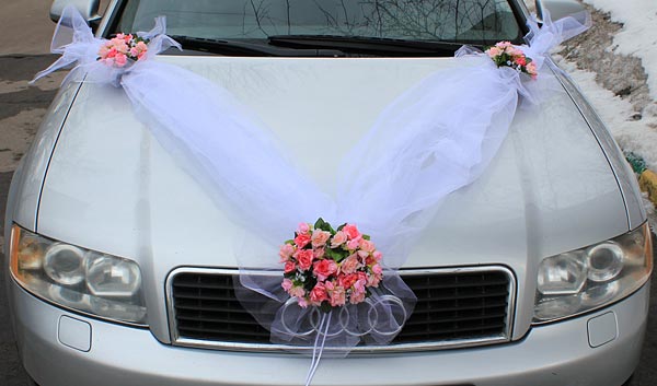 Лента на авто "Свадьба"