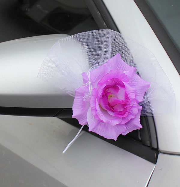 Бутоньерки на авто "Анна" (фиолетовый)