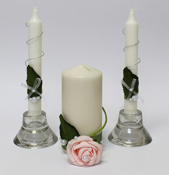 Набор свечей "Букет" (3 свечи)