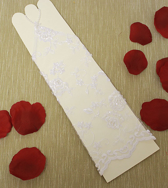 Перчатки для невесты (белый)
