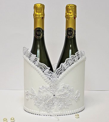 Декоративный чехол для шампанского "Италия"