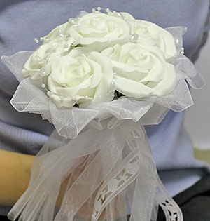 Свадебный букет-дублер для невесты "Блаженство"