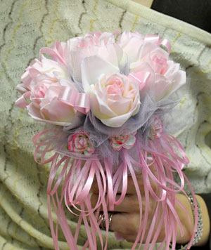 Свадебный букет "Парижанка" (розовый)