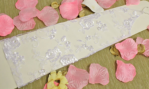 Перчатки для невесты "Мадлен" (белые)