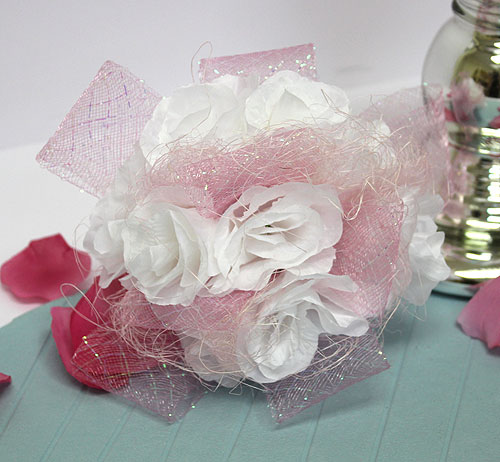 Свадебный букет-дублер для невесты "Бэлла" (розовый)