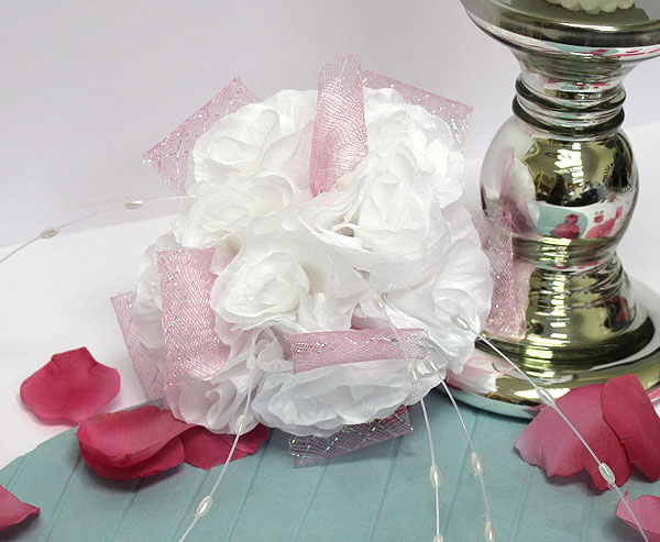 Свадебный букет-дублер для невесты "Бэлла № 2" (розовый)