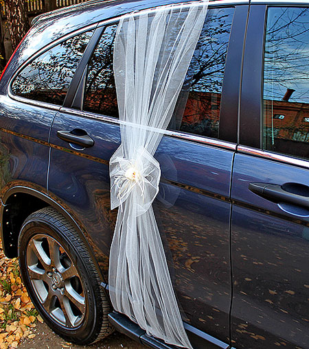Украшение на дверь авто "Свадьба" (2 шт.)