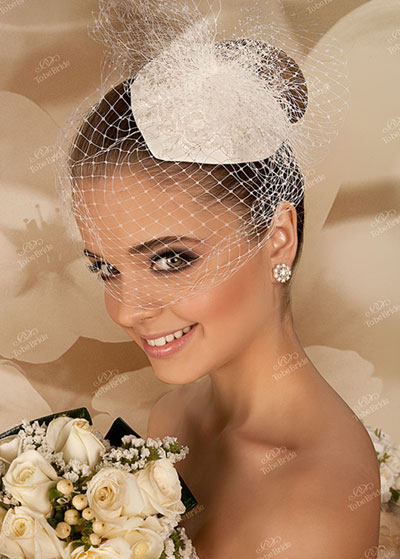 Вуалетка на свадьбу To be bride (белый, 2205-133)