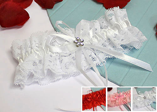 Свадебная подвязка для невесты "Цветочек"
