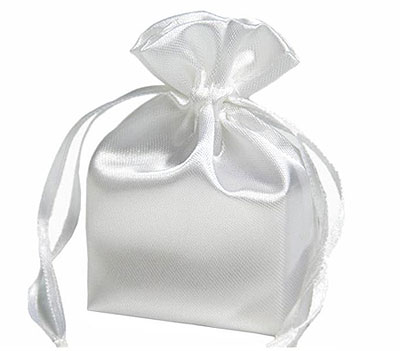 Мешочек для подарков (10х15 см., белый)