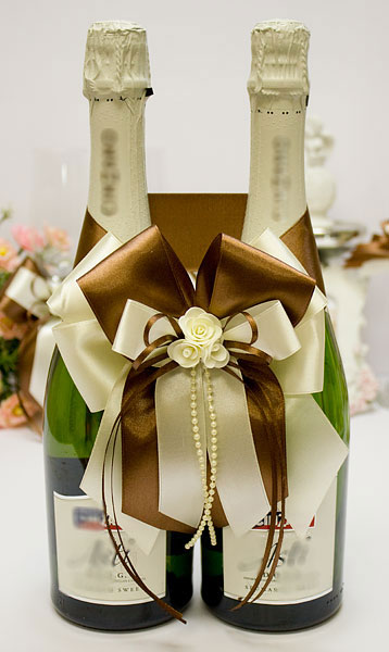 Декоративное украшение для шампанского "Chocolate"