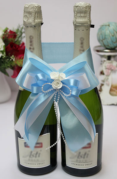 Декоративное украшение для шампанского Fantastic (голубой)