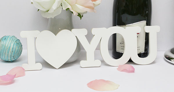 Табличка для фотосессии "I love you"
