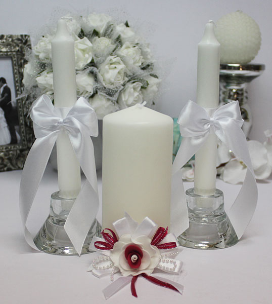 Свадебные свечи для молодоженов "Пальмира"