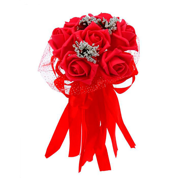 Букет-дублер для невесты "Очарование роз" (красный)