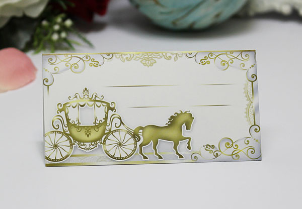 Банкетная карточка на свадьбу "Сказка"