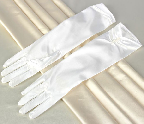 Свадебные перчатки для невесты "Миледи" (айвори)