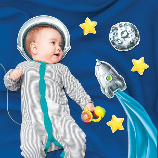 Набор для детской фотосессии "Юный космонавт"