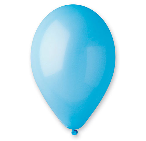 Воздушный шар - голубой, 30 см