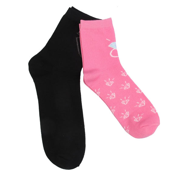 Набор носков для двоих "Леди и джентельмен" (2 пары; универсальный размер)