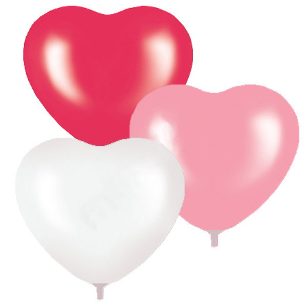 Набор воздушных шаров "Сердца" (5 шт, 40 см)