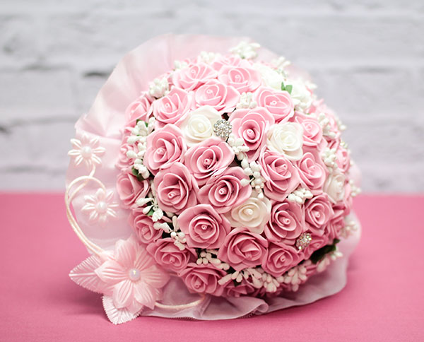 Букет-дублер для невесты "Свадебная мечта" (розовый)