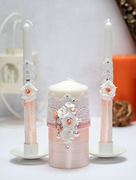 Свадебные свечи "Свадебная мечта" (3 шт)