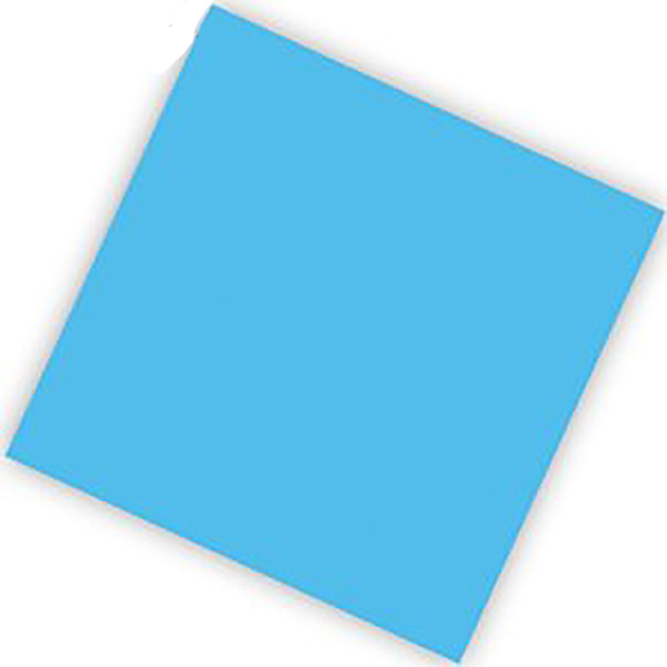 Упаковка однотонных салфеток (20 шт, 25х25 см) (голубой)