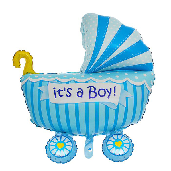 Фольгированный воздушный шар "It's a boy" (87 см)