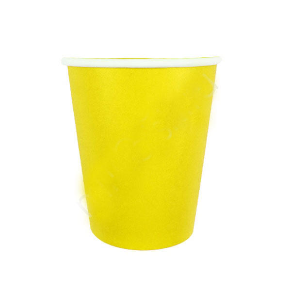 Набор бумажных стаканчиков Солнышко, 6 шт (желтый)