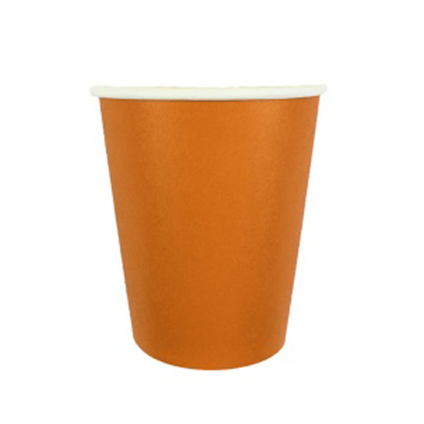 Набор бумажных стаканчиков Солнышко, 6 шт (оранжевый)