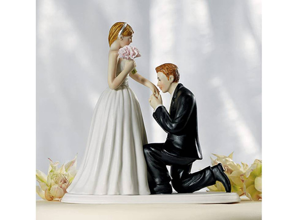Свадебная фигурка в торт "Признание"