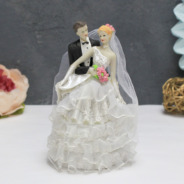 Фигурка для торта "Пышная свадьба", 18 см