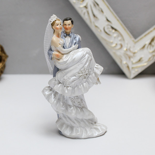 Свадебная фигурка на торт "Великолепная пара", 16 см